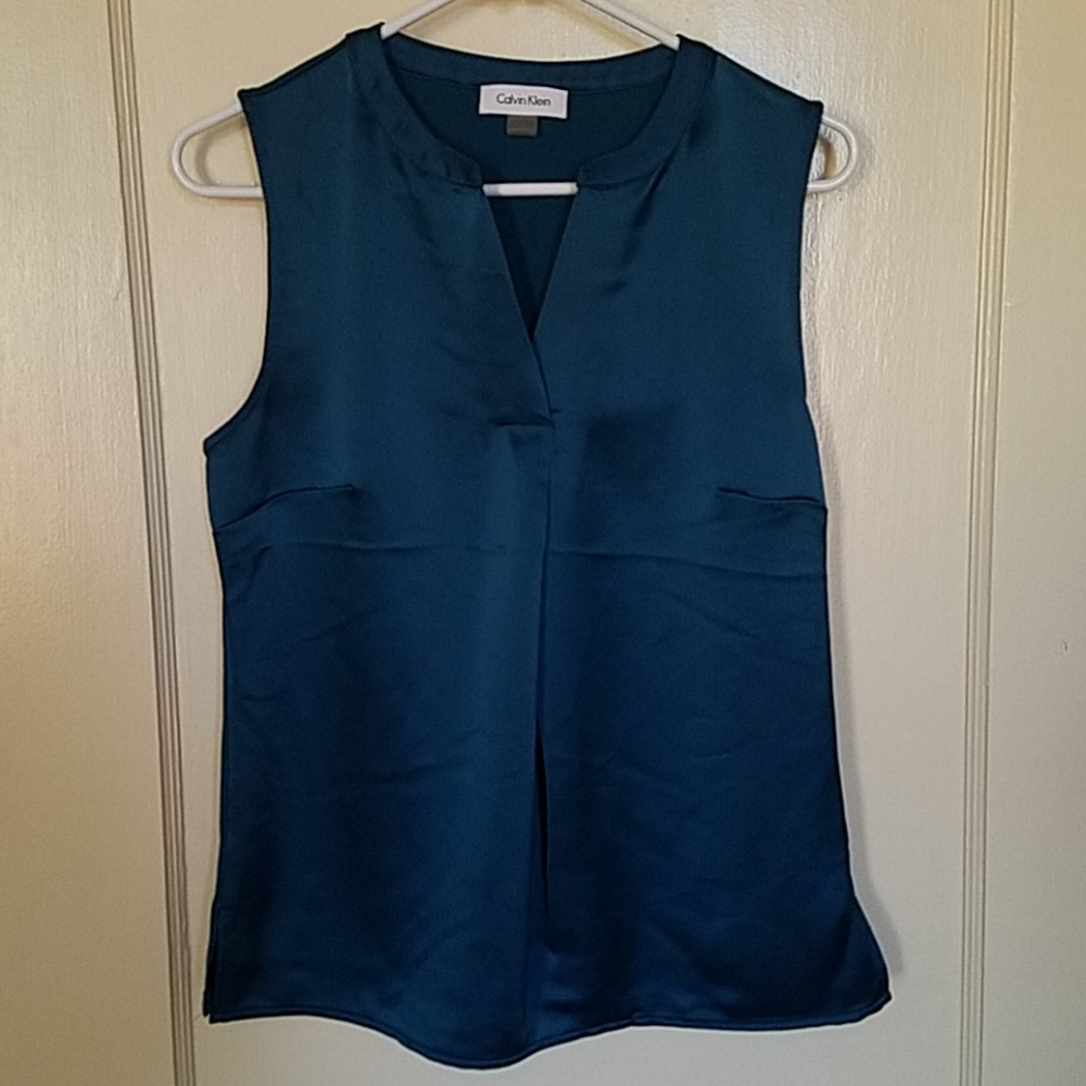 Dark teal dressy top - Calvin Klein